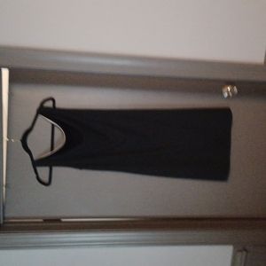 Reversible black/nude dress